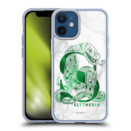 Harry Potter Deathly Hallows IX Slytherin Aguamenti Soft Gel Case for Apple iPhone 12 Mini