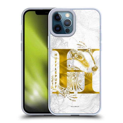 Harry Potter Deathly Hallows IX Hufflepuff Aguamenti Soft Gel Case for Apple iPhone 12 Pro Max