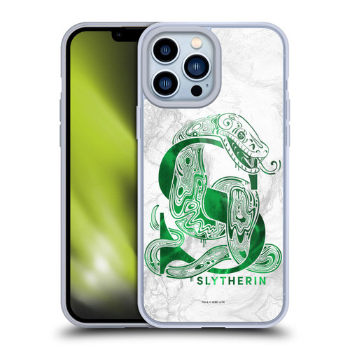 Harry Potter Deathly Hallows IX Slytherin Aguamenti Soft Gel Case for Apple iPhone 13 Pro Max