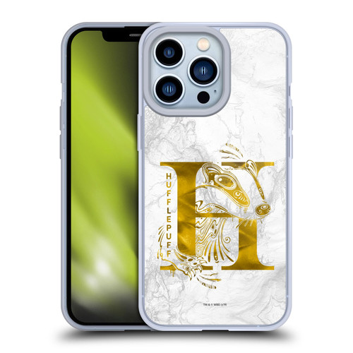 Harry Potter Deathly Hallows IX Hufflepuff Aguamenti Soft Gel Case for Apple iPhone 13 Pro