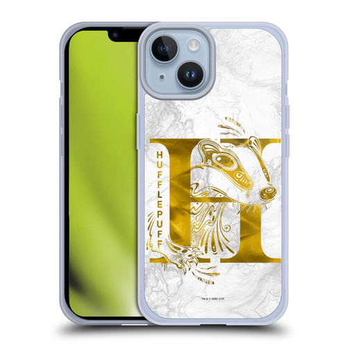 Harry Potter Deathly Hallows IX Hufflepuff Aguamenti Soft Gel Case for Apple iPhone 14