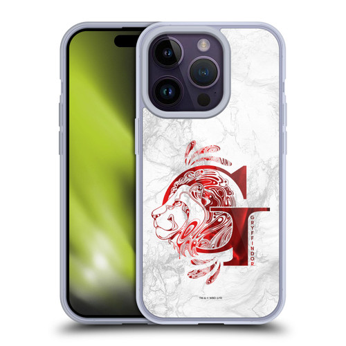 Harry Potter Deathly Hallows IX Gryffindor Aguamenti Soft Gel Case for Apple iPhone 14 Pro