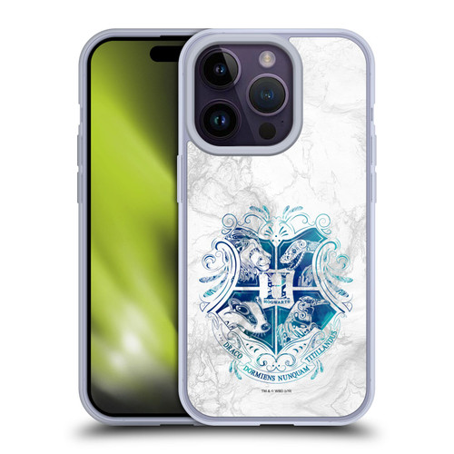 Harry Potter Deathly Hallows IX Hogwarts Aguamenti Soft Gel Case for Apple iPhone 14 Pro