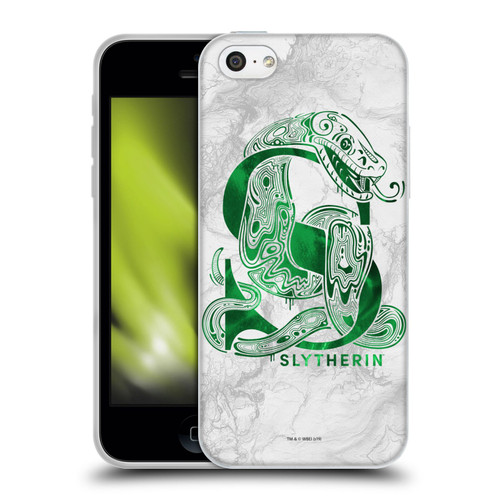 Harry Potter Deathly Hallows IX Slytherin Aguamenti Soft Gel Case for Apple iPhone 5c