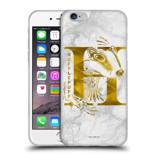 Harry Potter Deathly Hallows IX Hufflepuff Aguamenti Soft Gel Case for Apple iPhone 6 / iPhone 6s