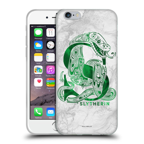 Harry Potter Deathly Hallows IX Slytherin Aguamenti Soft Gel Case for Apple iPhone 6 / iPhone 6s