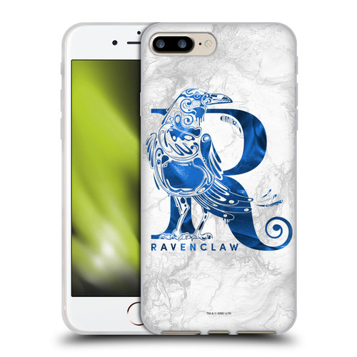 Harry Potter Deathly Hallows IX Ravenclaw Aguamenti Soft Gel Case for Apple iPhone 7 Plus / iPhone 8 Plus & MagSafe