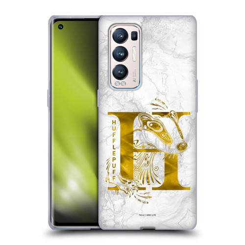 Harry Potter Deathly Hallows IX Hufflepuff Aguamenti Soft Gel Case for OPPO Find X3 Neo / Reno5 Pro+ 5G