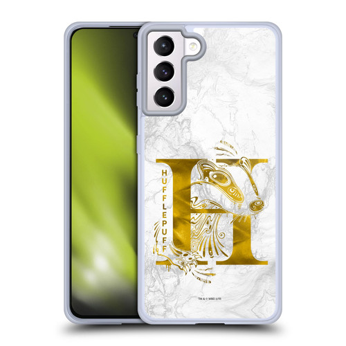 Harry Potter Deathly Hallows IX Hufflepuff Aguamenti Soft Gel Case for Samsung Galaxy S21+ 5G