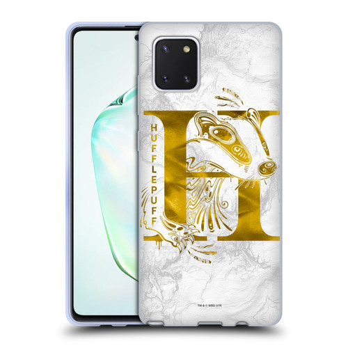 Harry Potter Deathly Hallows IX Hufflepuff Aguamenti Soft Gel Case for Samsung Galaxy Note10 Lite