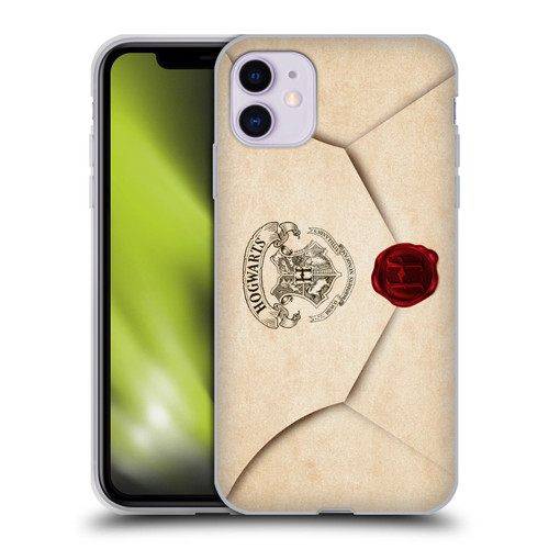 Harry Potter Hogwarts Letter Envelope Acceptance Parchment Soft Gel Case for Apple iPhone 11