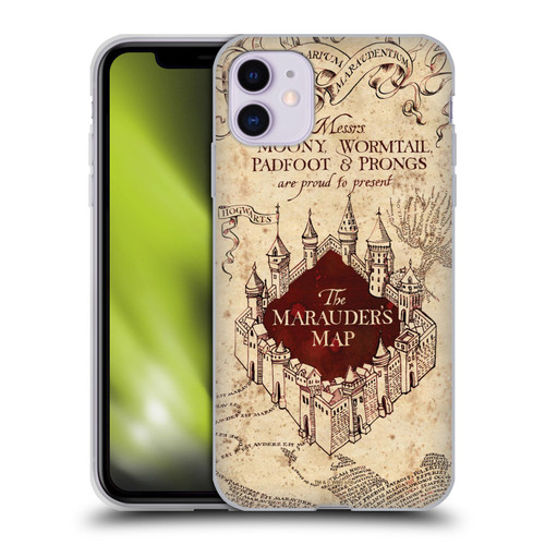 Harry Potter Prisoner Of Azkaban II The Marauder's Map Soft Gel Case for Apple iPhone 11