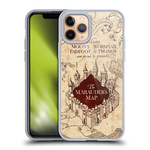 Harry Potter Prisoner Of Azkaban II The Marauder's Map Soft Gel Case for Apple iPhone 11 Pro