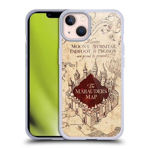 Harry Potter Prisoner Of Azkaban II The Marauder's Map Soft Gel Case for Apple iPhone 13
