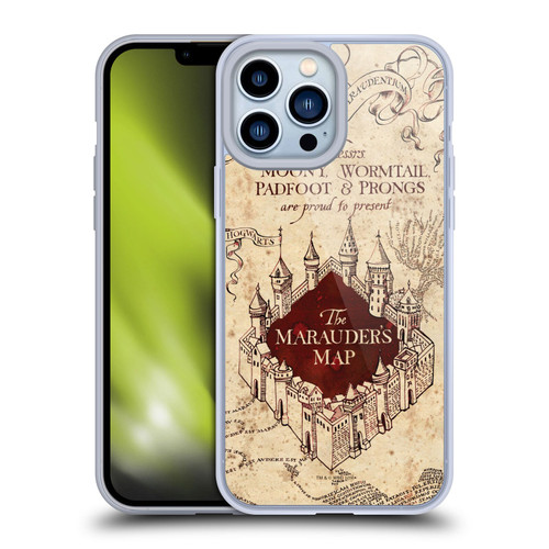 Harry Potter Prisoner Of Azkaban II The Marauder's Map Soft Gel Case for Apple iPhone 13 Pro Max