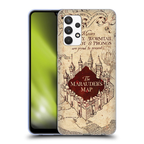 Harry Potter Prisoner Of Azkaban II The Marauder's Map Soft Gel Case for Samsung Galaxy A32 (2021)