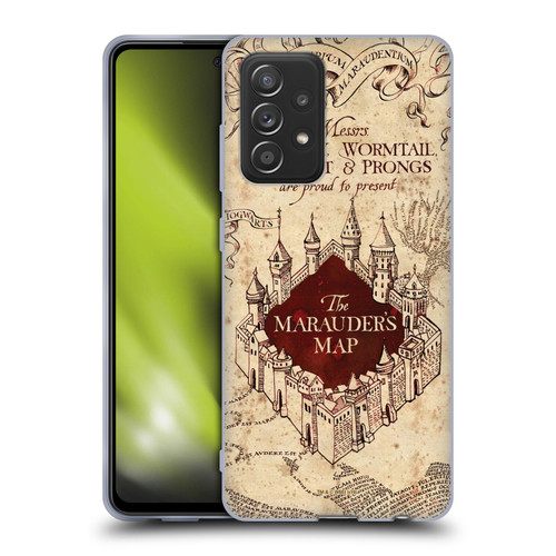 Harry Potter Prisoner Of Azkaban II The Marauder's Map Soft Gel Case for Samsung Galaxy A52 / A52s / 5G (2021)