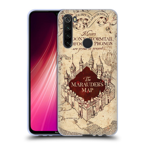 Harry Potter Prisoner Of Azkaban II The Marauder's Map Soft Gel Case for Xiaomi Redmi Note 8T