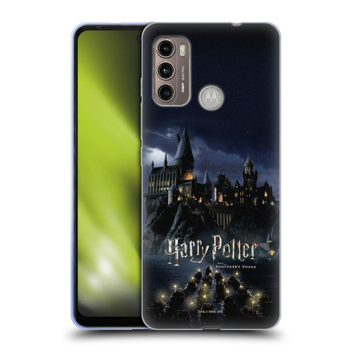Harry Potter Sorcerer's Stone II Castle Soft Gel Case for Motorola Moto G60 / Moto G40 Fusion