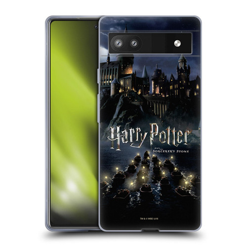Harry Potter Sorcerer's Stone II Castle Soft Gel Case for Google Pixel 6a