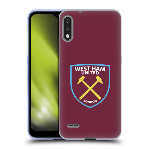 West Ham United FC Crest Full Colour Soft Gel Case for LG K22