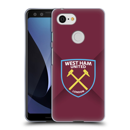 West Ham United FC Crest Gradient Soft Gel Case for Google Pixel 3