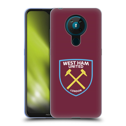 West Ham United FC Crest Full Colour Soft Gel Case for Nokia 5.3