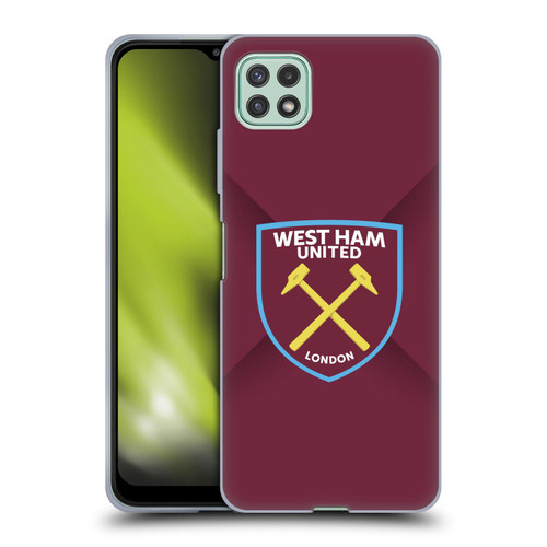 West Ham United FC Crest Gradient Soft Gel Case for Samsung Galaxy A22 5G / F42 5G (2021)