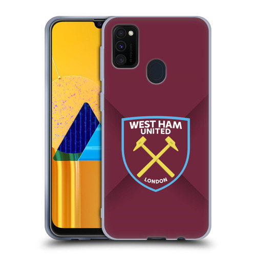 West Ham United FC Crest Gradient Soft Gel Case for Samsung Galaxy M30s (2019)/M21 (2020)