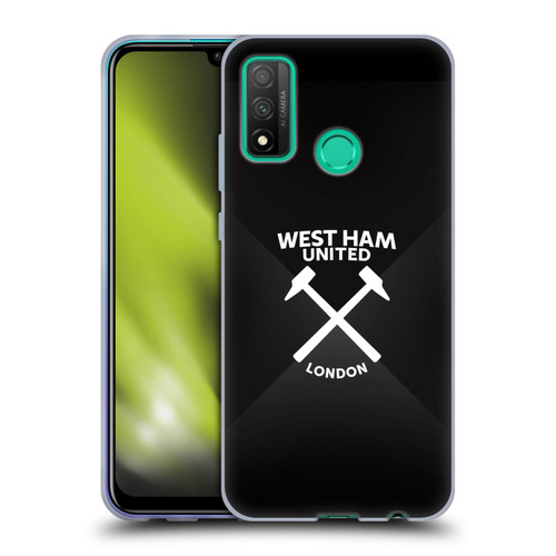 West Ham United FC Hammer Marque Kit Black & White Gradient Soft Gel Case for Huawei P Smart (2020)