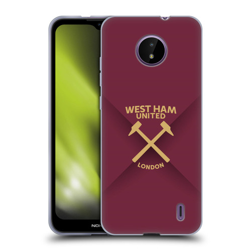 West Ham United FC Hammer Marque Kit Gradient Soft Gel Case for Nokia C10 / C20