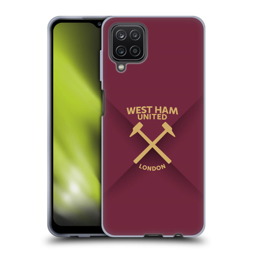 West Ham United FC Hammer Marque Kit Gradient Soft Gel Case for Samsung Galaxy A12 (2020)