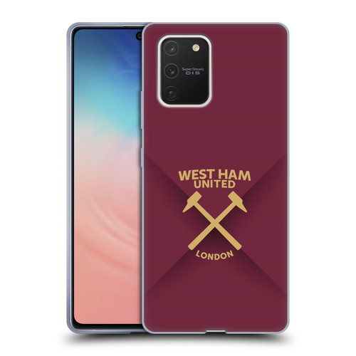 West Ham United FC Hammer Marque Kit Gradient Soft Gel Case for Samsung Galaxy S10 Lite