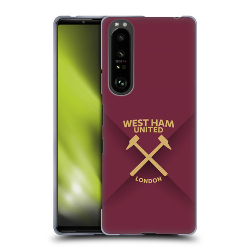 West Ham United FC Hammer Marque Kit Gradient Soft Gel Case for Sony Xperia 1 III