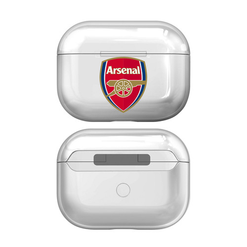 Arsenal FC Logo Plain Clear Hard Crystal Cover Case for Apple AirPods Pro Charging Case