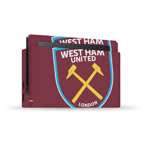West Ham United FC Art Oversized Vinyl Sticker Skin Decal Cover for Nintendo Switch Console & Dock