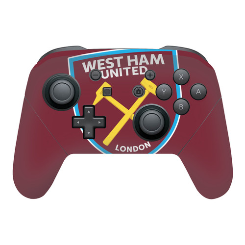 West Ham United FC Art Oversized Vinyl Sticker Skin Decal Cover for Nintendo Switch Pro Controller