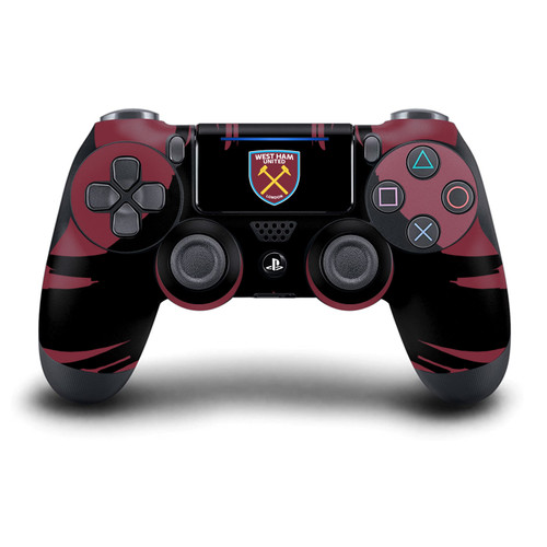 West Ham United FC Art Sweep Stroke Vinyl Sticker Skin Decal Cover for Sony DualShock 4 Controller
