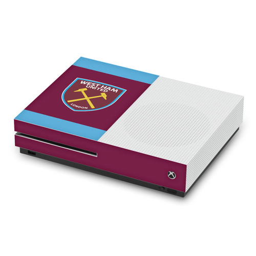West Ham United FC Art 1895 Claret Crest Vinyl Sticker Skin Decal Cover for Microsoft Xbox One S Console