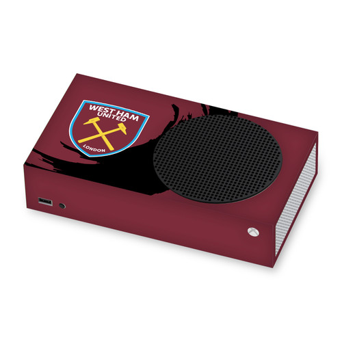 West Ham United FC Art Sweep Stroke Vinyl Sticker Skin Decal Cover for Microsoft Xbox Series S Console
