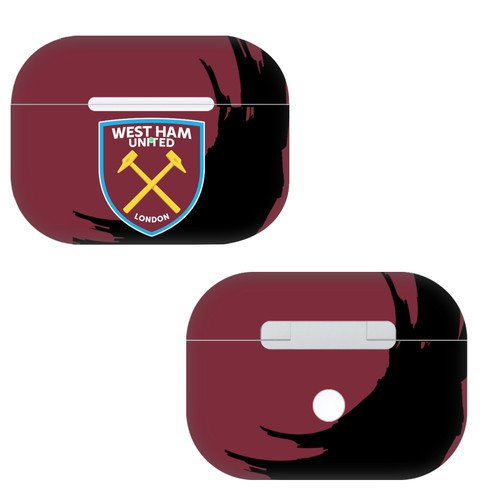 West Ham United FC Art Sweep Stroke Vinyl Sticker Skin Decal Cover for Apple AirPods Pro Charging Case