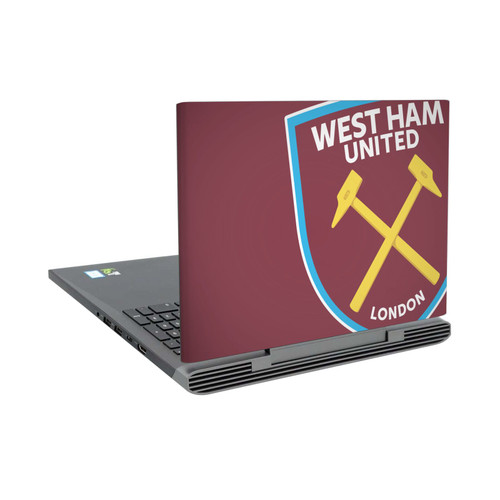 West Ham United FC Art Oversized Vinyl Sticker Skin Decal Cover for Dell Inspiron 15 7000 P65F