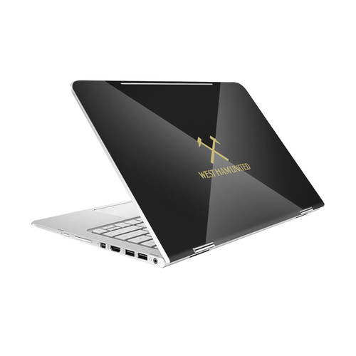 West Ham United FC Art Black & Gold Vinyl Sticker Skin Decal Cover for HP Spectre Pro X360 G2