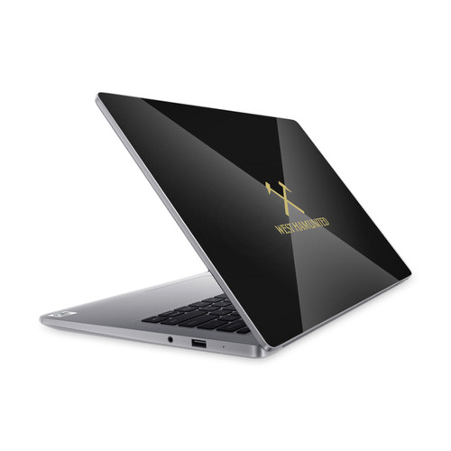West Ham United FC Art Black & Gold Vinyl Sticker Skin Decal Cover for Xiaomi Mi NoteBook 14 (2020)