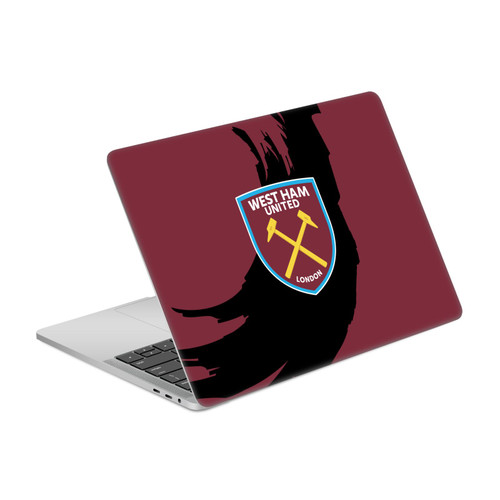 West Ham United FC Art Sweep Stroke Vinyl Sticker Skin Decal Cover for Apple MacBook Pro 13" A1989 / A2159