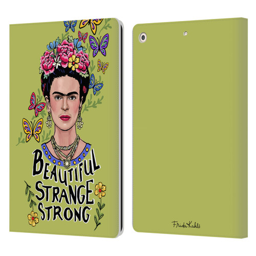 Frida Kahlo Art & Quotes Beautiful Woman Leather Book Wallet Case Cover For Apple iPad 10.2 2019/2020/2021