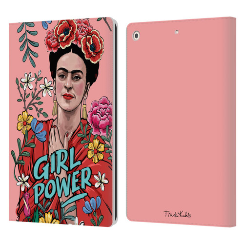Frida Kahlo Art & Quotes Girl Power Leather Book Wallet Case Cover For Apple iPad 10.2 2019/2020/2021