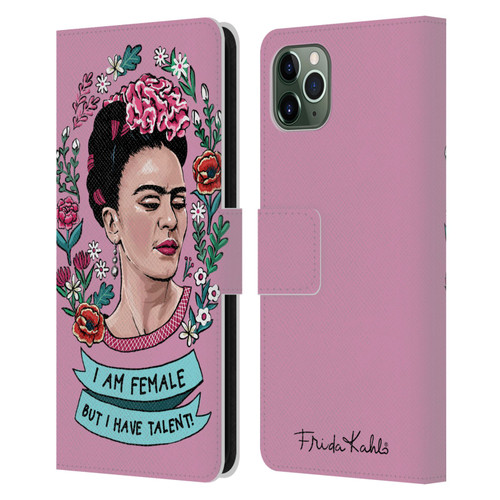 Frida Kahlo Art & Quotes Feminism Leather Book Wallet Case Cover For Apple iPhone 11 Pro Max