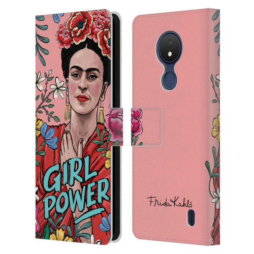 Frida Kahlo Art & Quotes Girl Power Leather Book Wallet Case Cover For Nokia C21
