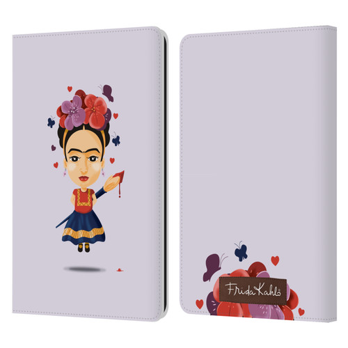 Frida Kahlo Doll Solo Leather Book Wallet Case Cover For Amazon Kindle Paperwhite 1 / 2 / 3